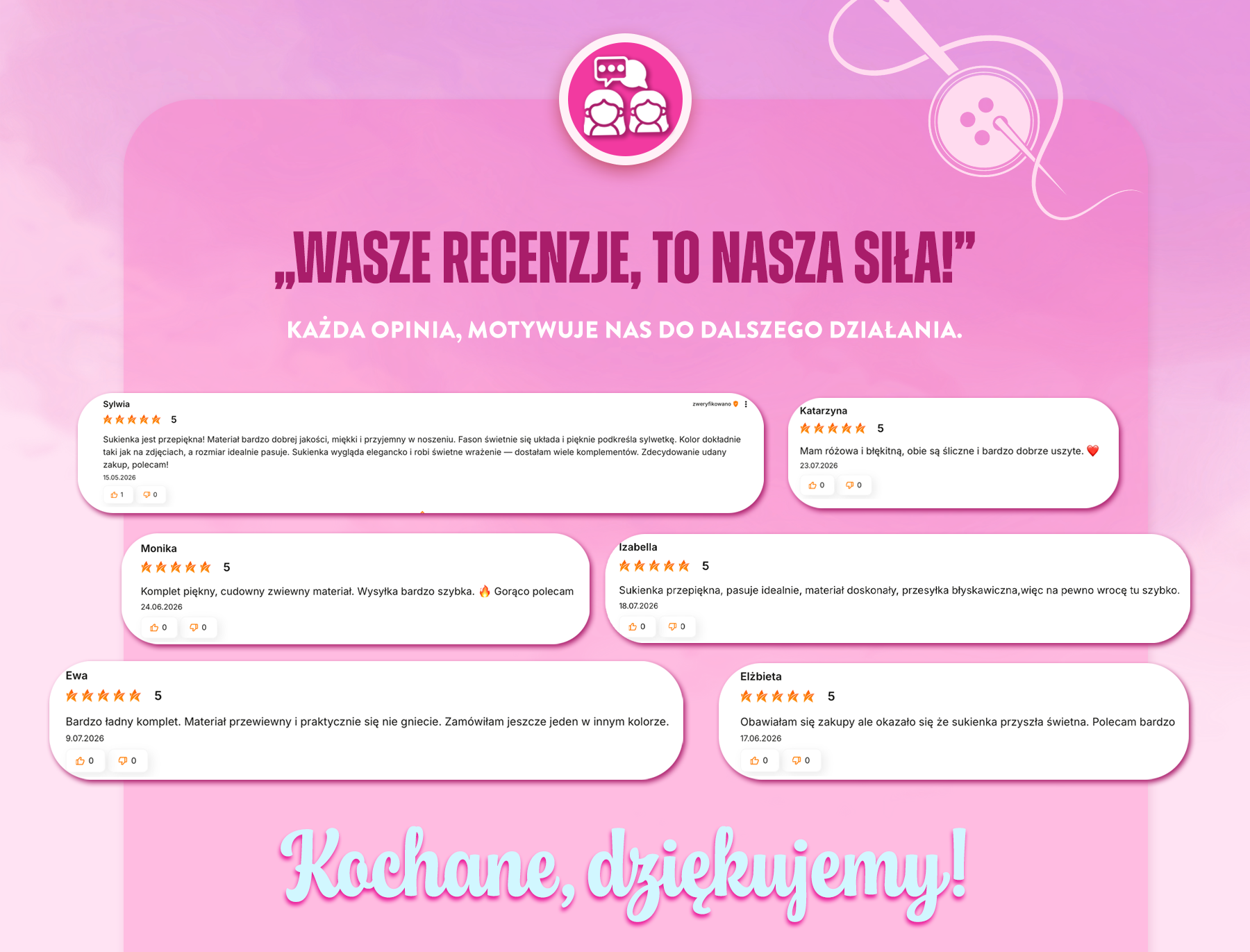 Wasze recenzje to nasza siła. 